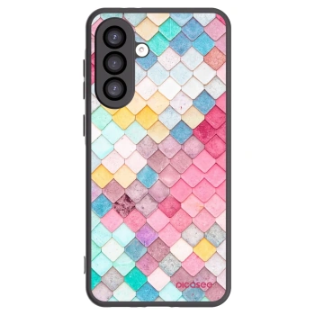 Picasee fekete szilikon tok az alábbi mobiltelefonokra Samsung Galaxy A26 5G A266B - Colorful roof