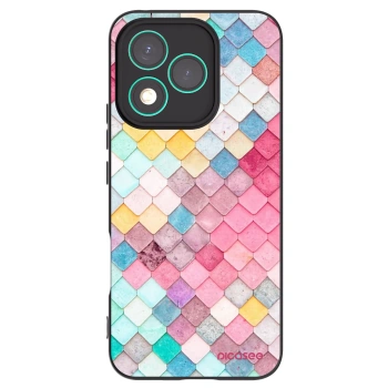 Picasee fekete szilikon tok az alábbi mobiltelefonokra Honor 400 Lite 5G - Colorful roof