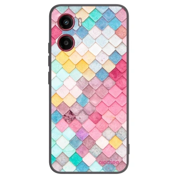 Picasee fekete szilikon tok az alábbi mobiltelefonokra Motorola Moto G05 - Colorful roof