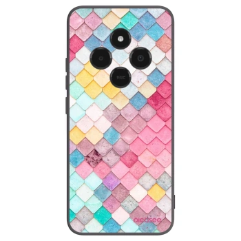 Picasee fekete szilikon tok az alábbi mobiltelefonokra Xiaomi Poco C75 - Colorful roof