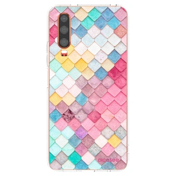 Picasee átlátszó szilikon tok az alábbi mobiltelefonokra Huawei P30 - Colorful roof