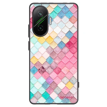Picasee fekete szilikon tok az alábbi mobiltelefonokra Xiaomi Poco F7 5G - Colorful roof