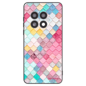 Picasee fekete szilikon tok az alábbi mobiltelefonokra OnePlus 13 5G - Colorful roof