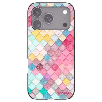 Picasee fekete szilikon tok az alábbi mobiltelefonokra Apple iPhone 17 Pro - Colorful roof
