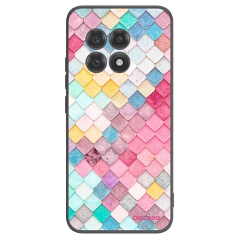 Picasee fekete szilikon tok az alábbi mobiltelefonokra OnePlus 13R 5G - Colorful roof
