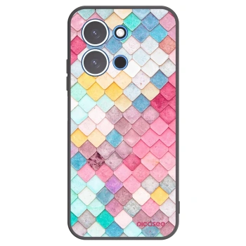 Picasee fekete szilikon tok az alábbi mobiltelefonokra Xiaomi Redmi 15C 4G - Colorful roof