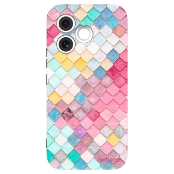Picasee fekete szilikon tok az alábbi mobiltelefonokra Honor 600 Lite - Colorful roof