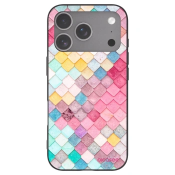 Picasee fekete szilikon tok az alábbi mobiltelefonokra Apple iPhone 18 Pro - Colorful roof
