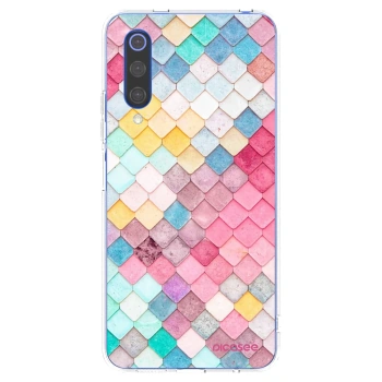 Picasee átlátszó szilikon tok az alábbi mobiltelefonokra Xiaomi Mi 9 SE - Colorful roof