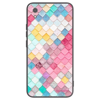 Picasee fekete szilikon tok az alábbi mobiltelefonokra Xiaomi Redmi 7A - Colorful roof