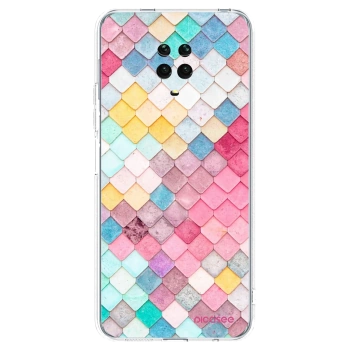 Picasee átlátszó szilikon tok az alábbi mobiltelefonokra Xiaomi Redmi Note 9 Pro - Colorful roof