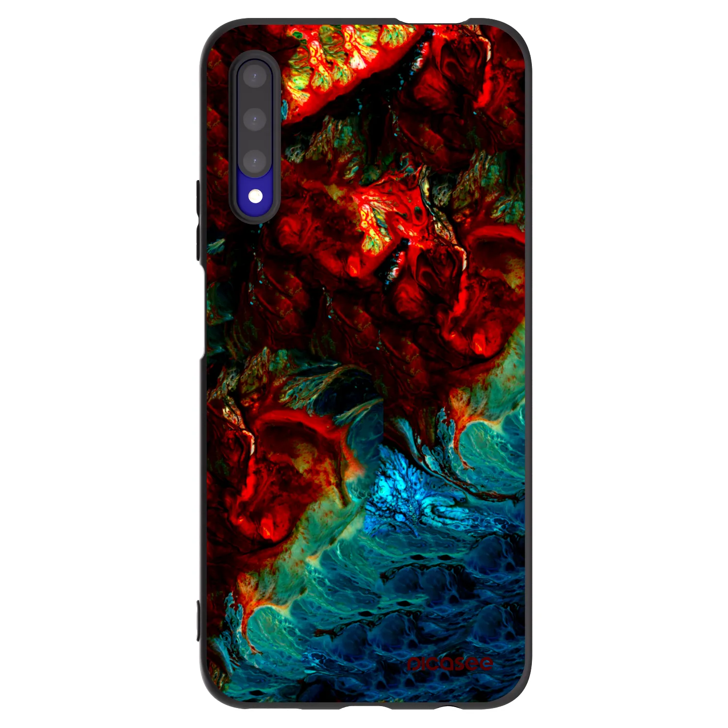 Picasee fekete szilikon tok az alábbi mobiltelefonokra Honor 9X Pro - Universe