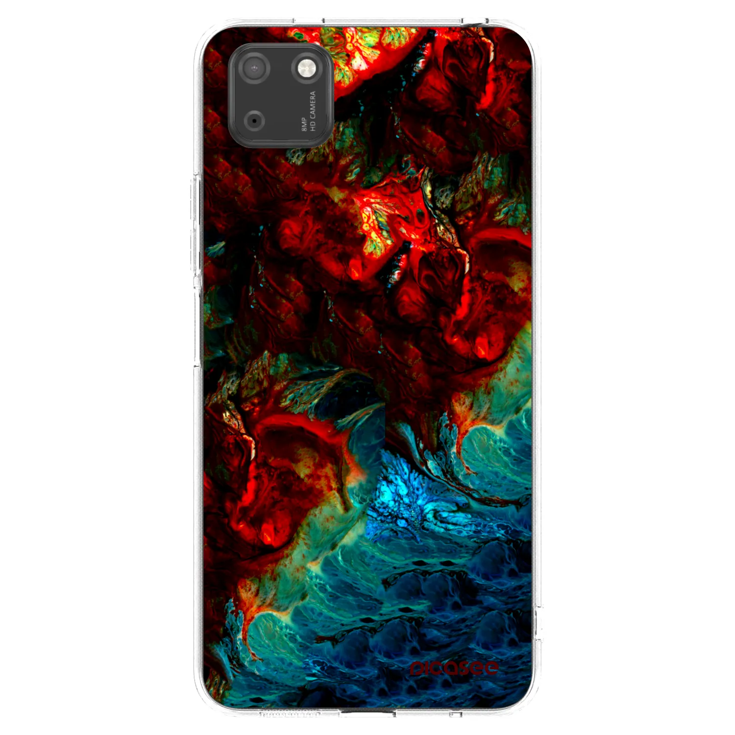 Picasee átlátszó szilikon tok az alábbi mobiltelefonokra Huawei Y5P - Universe