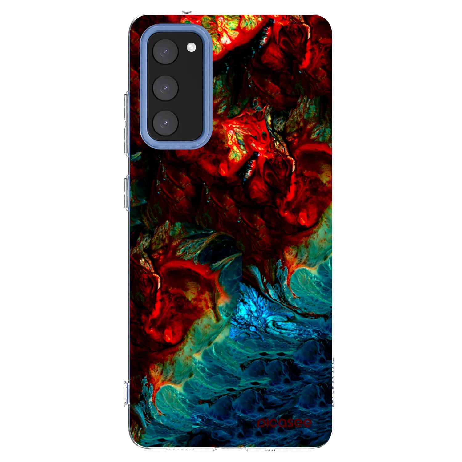 Picasee átlátszó szilikon tok az alábbi mobiltelefonokra Samsung Galaxy S20 FE - Universe