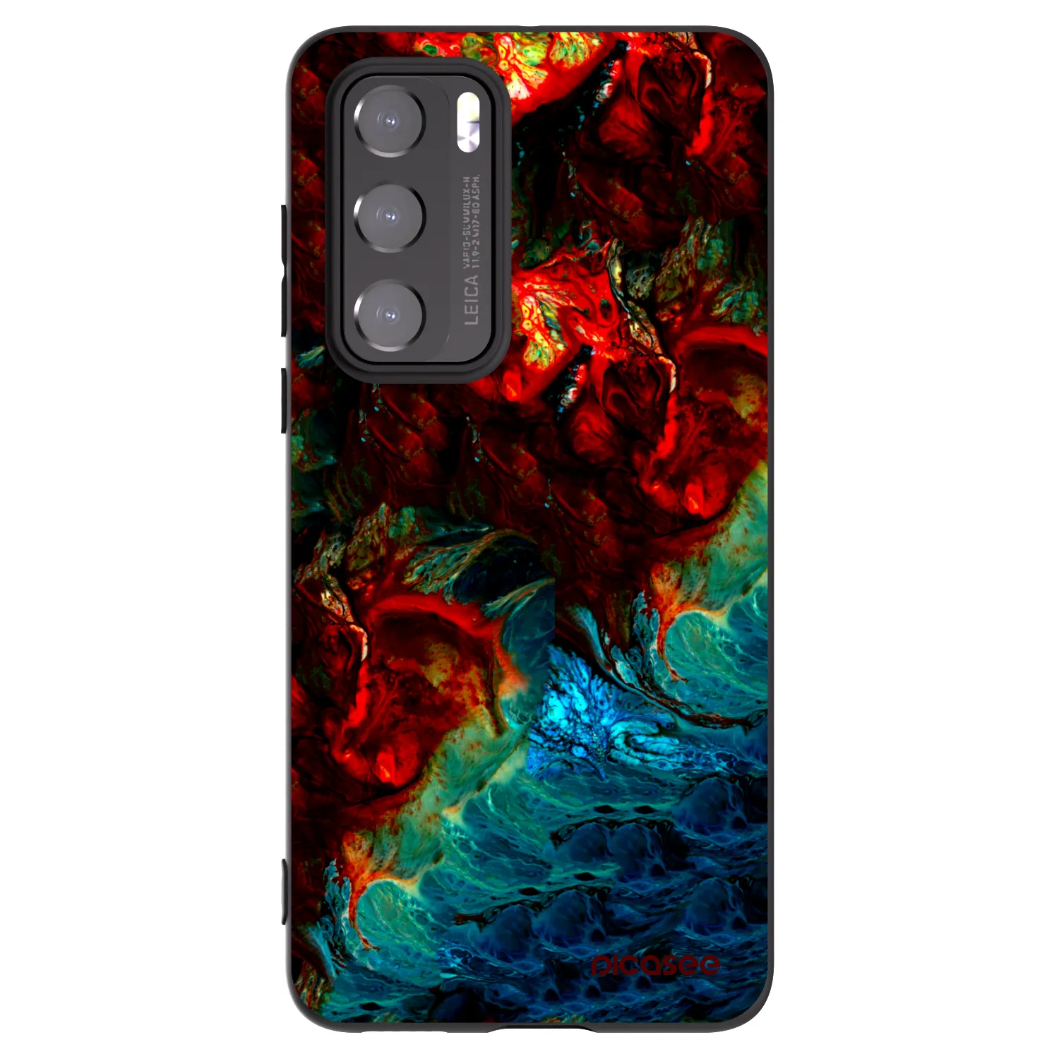 Picasee fekete szilikon tok az alábbi mobiltelefonokra Huawei P40 - Universe