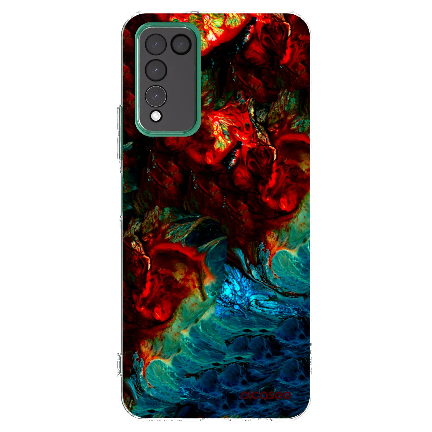 Picasee átlátszó szilikon tok az alábbi mobiltelefonokra Honor 10X Lite - Universe