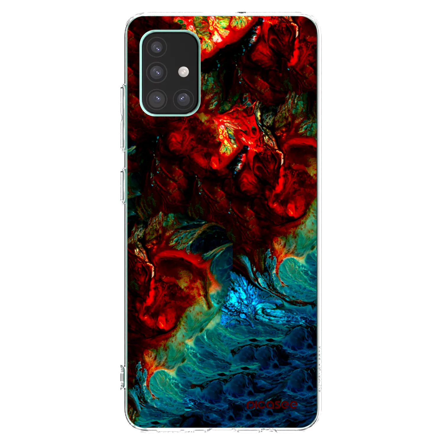 Picasee átlátszó szilikon tok az alábbi mobiltelefonokra Samsung Galaxy M51 M515F - Universe