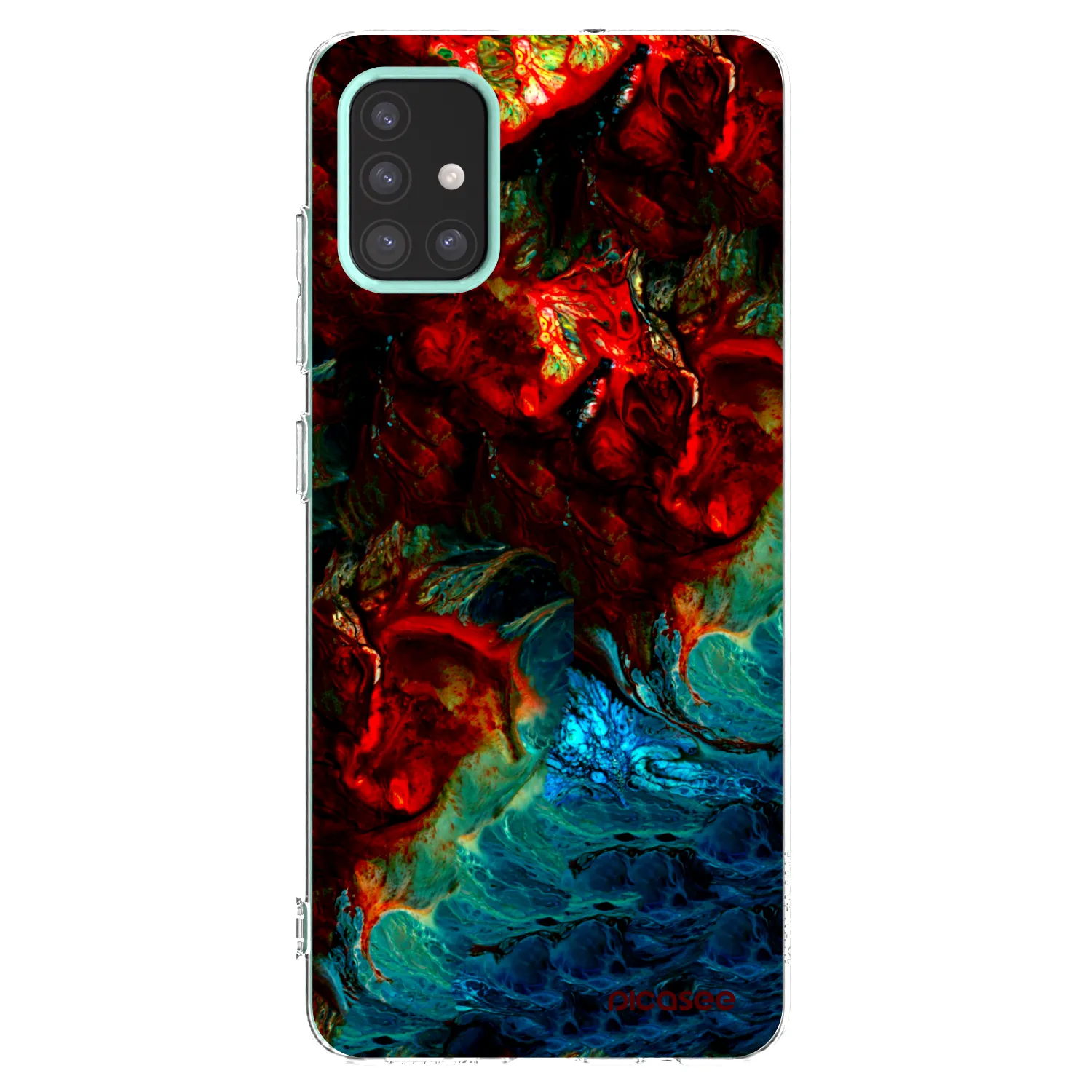 Picasee átlátszó szilikon tok az alábbi mobiltelefonokra Samsung Galaxy M31s - Universe