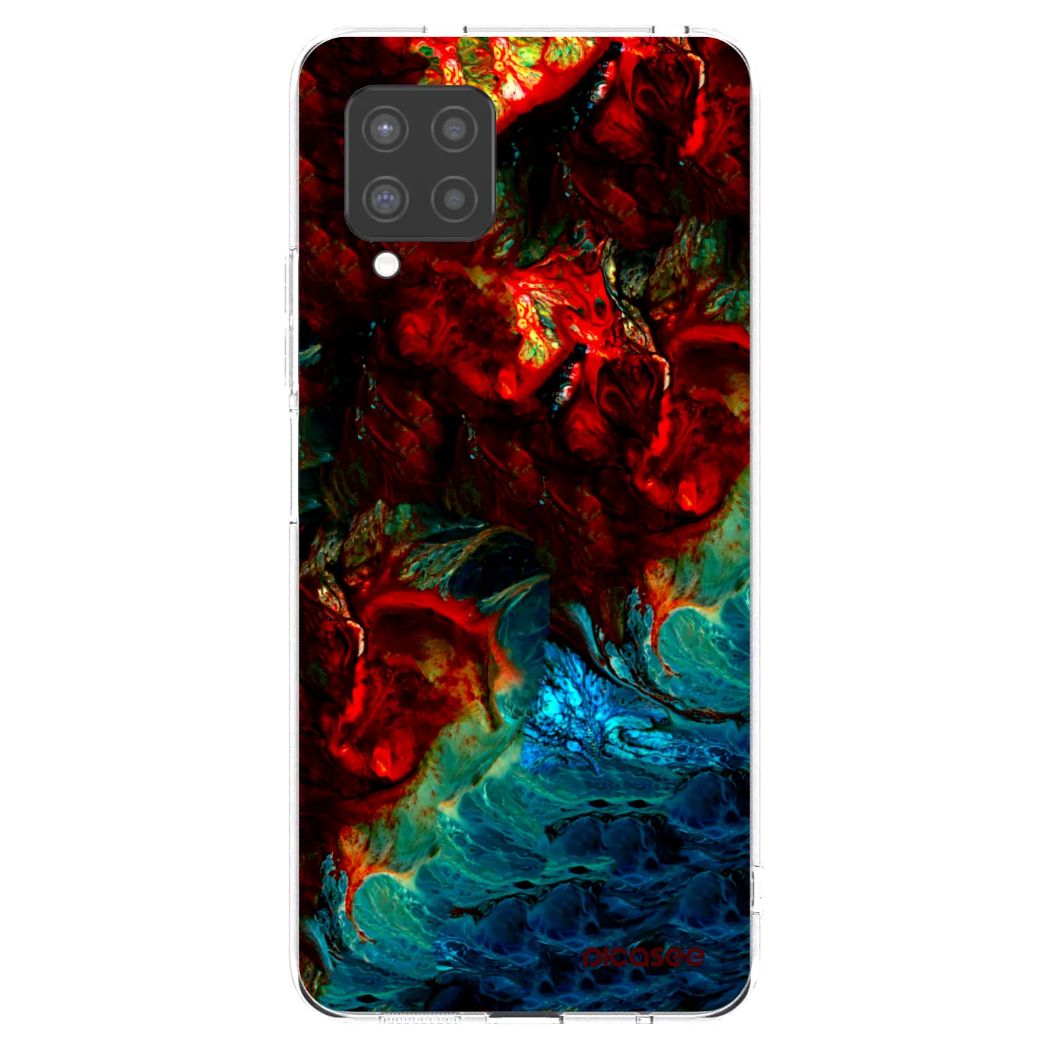 Picasee átlátszó szilikon tok az alábbi mobiltelefonokra Samsung Galaxy A42 A426B - Universe