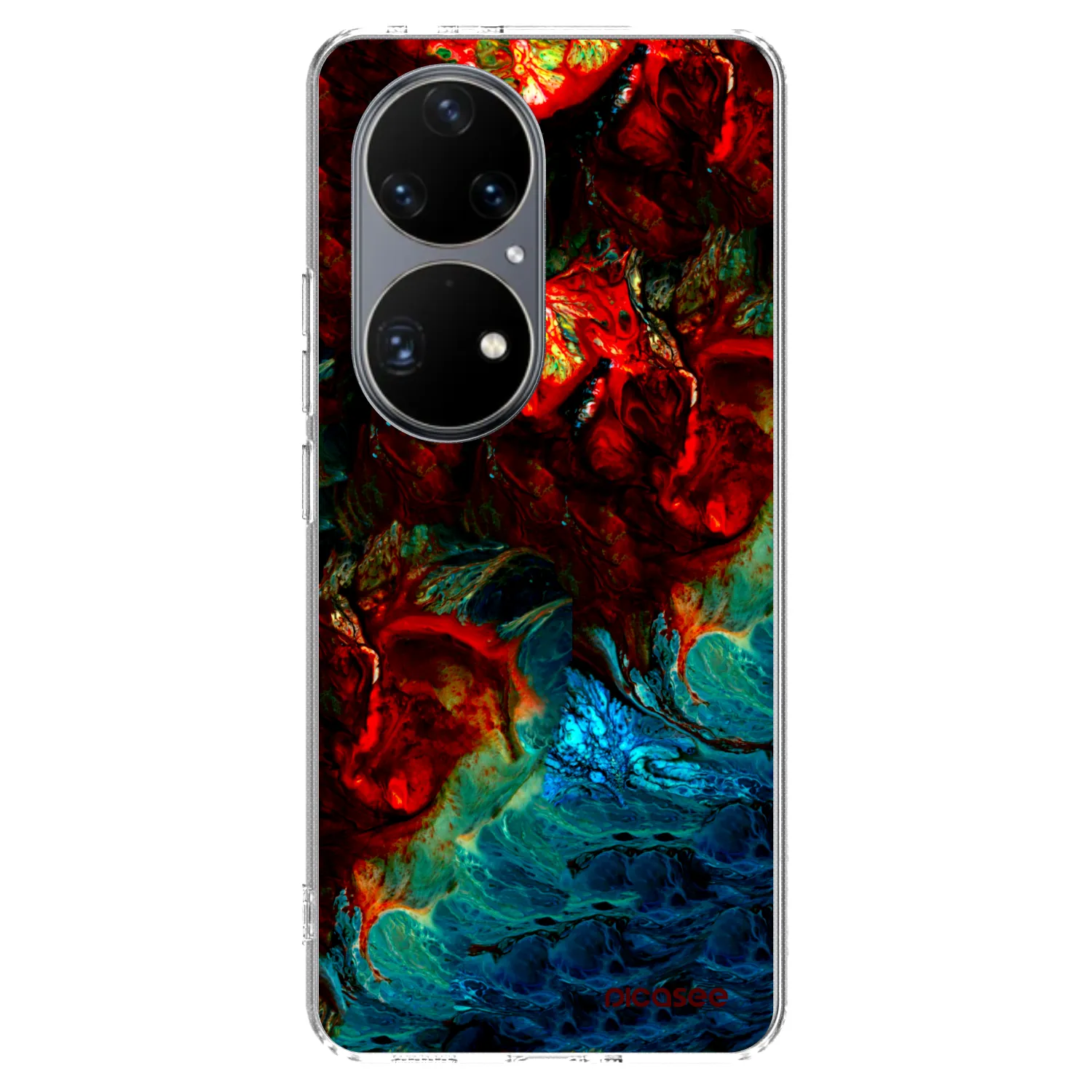 Picasee átlátszó szilikon tok az alábbi mobiltelefonokra Huawei P50 - Universe