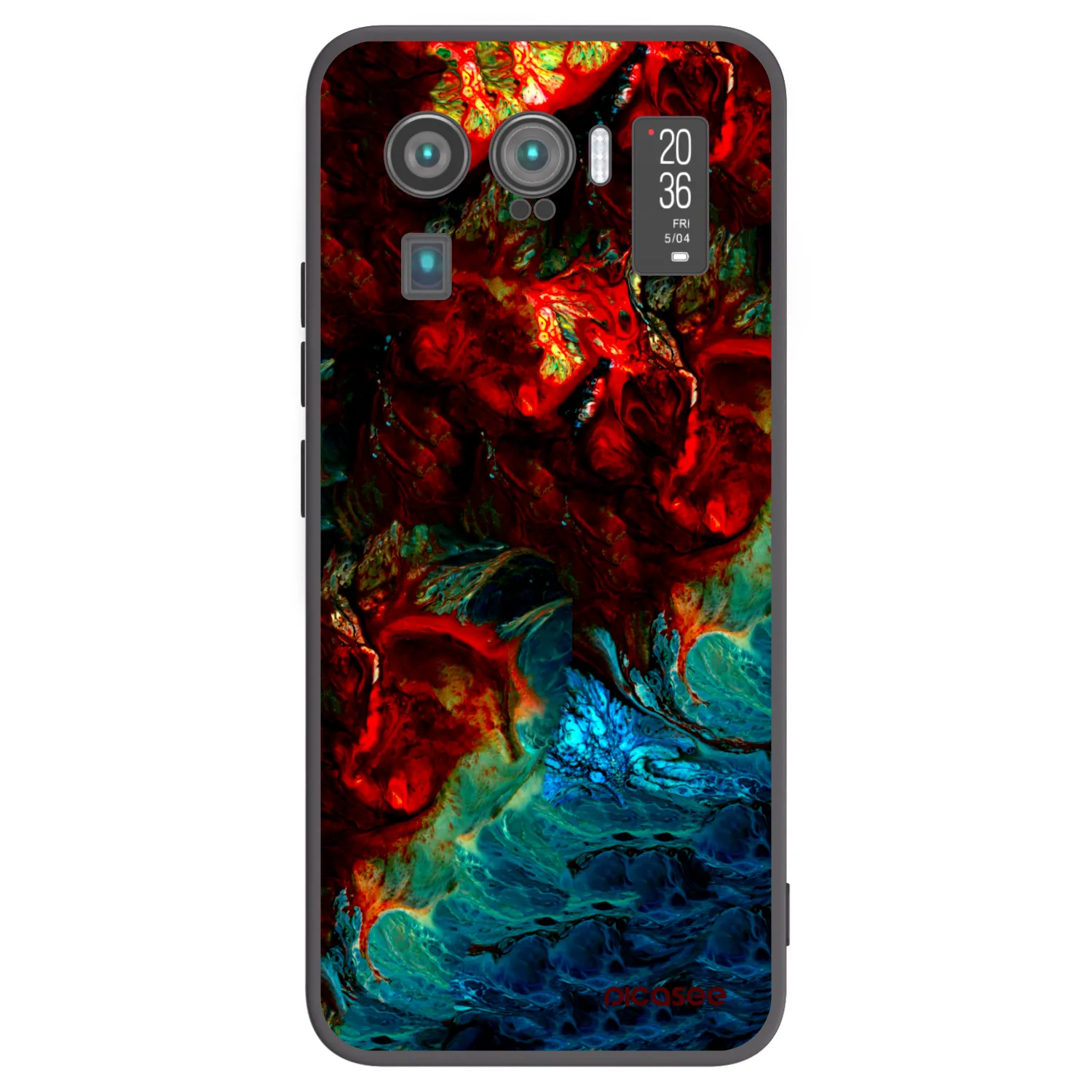 Picasee fekete szilikon tok az alábbi mobiltelefonokra Xiaomi Mi 11 Ultra - Universe