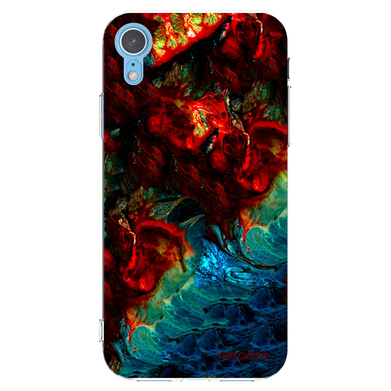 Picasee átlátszó szilikon tok az alábbi mobiltelefonokra Apple iPhone XR - Universe