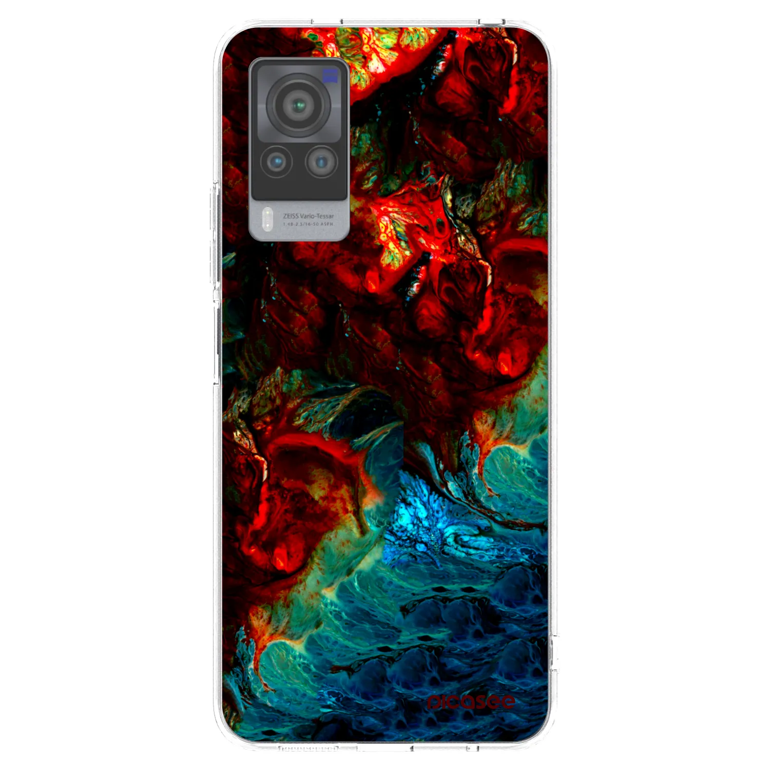 Picasee átlátszó szilikon tok az alábbi mobiltelefonokra Vivo X60 Pro 5G - Universe