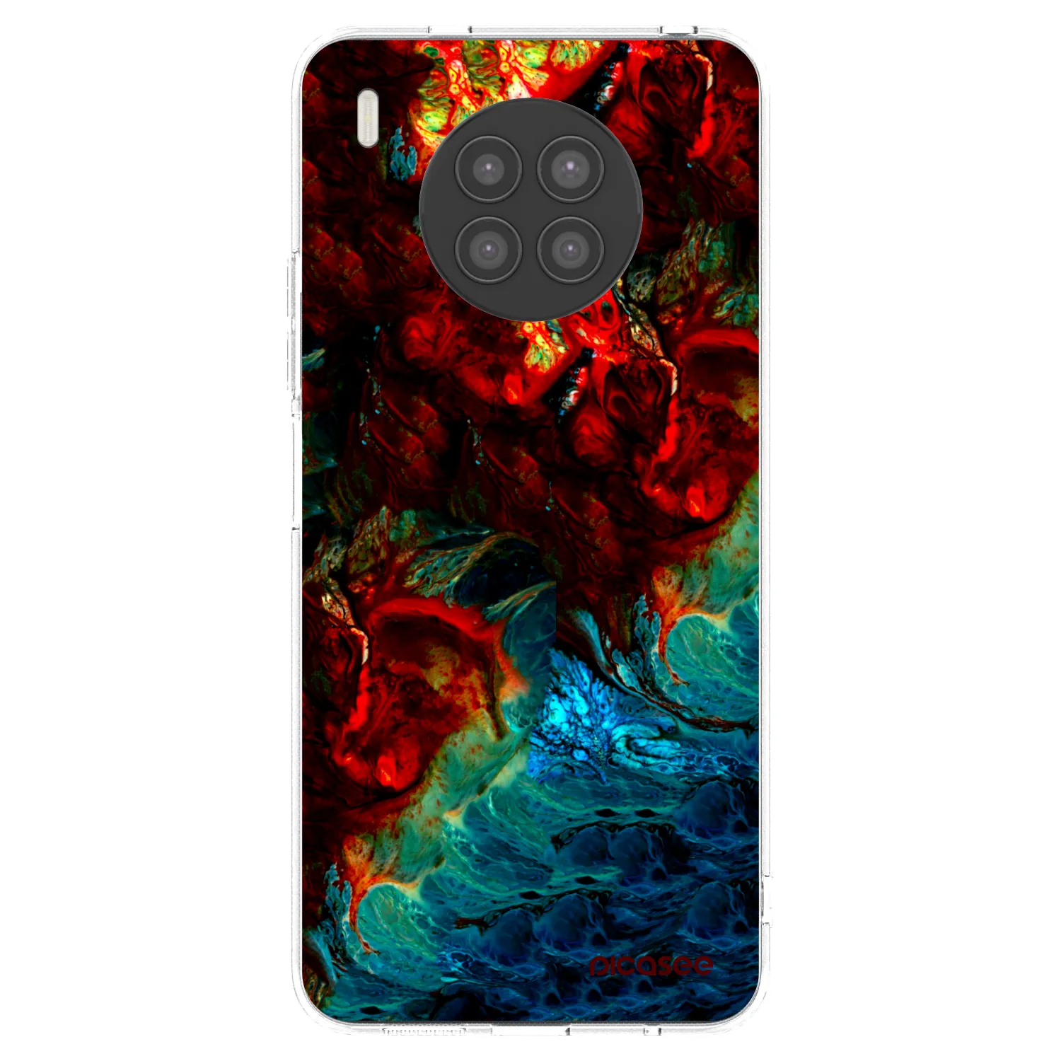 Picasee átlátszó szilikon tok az alábbi mobiltelefonokra Huawei Nova 8i - Universe