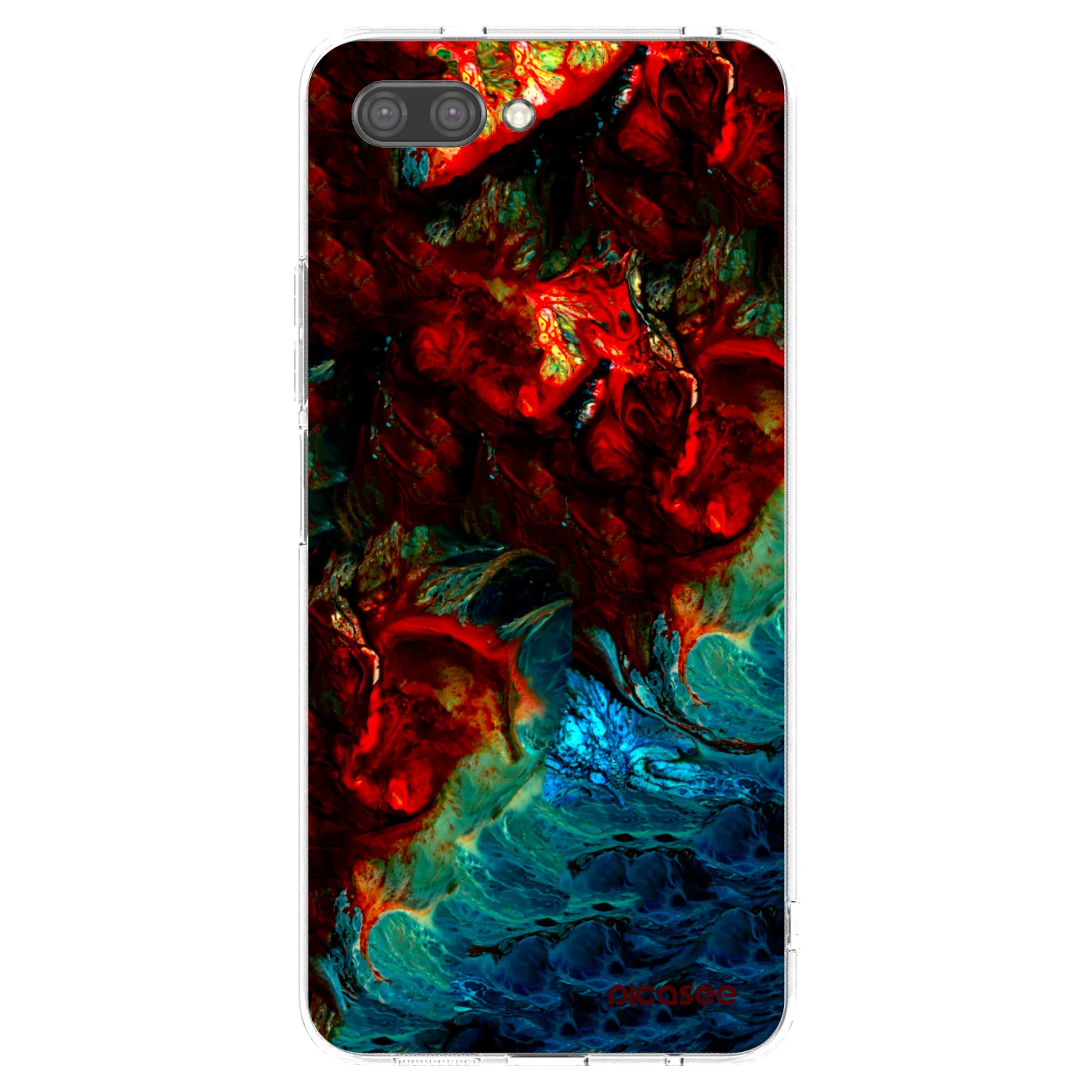 Picasee átlátszó szilikon tok az alábbi mobiltelefonokra Honor 10 - Universe