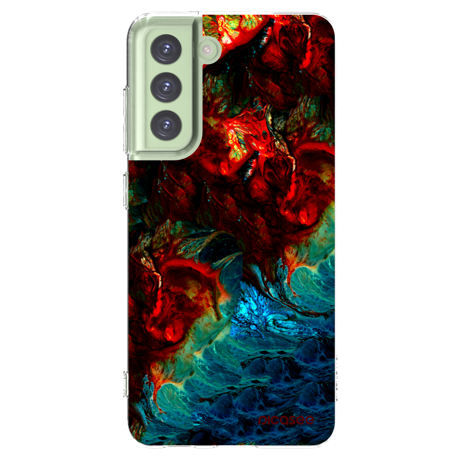 Picasee átlátszó szilikon tok az alábbi mobiltelefonokra Samsung Galaxy S21 FE 5G - Universe