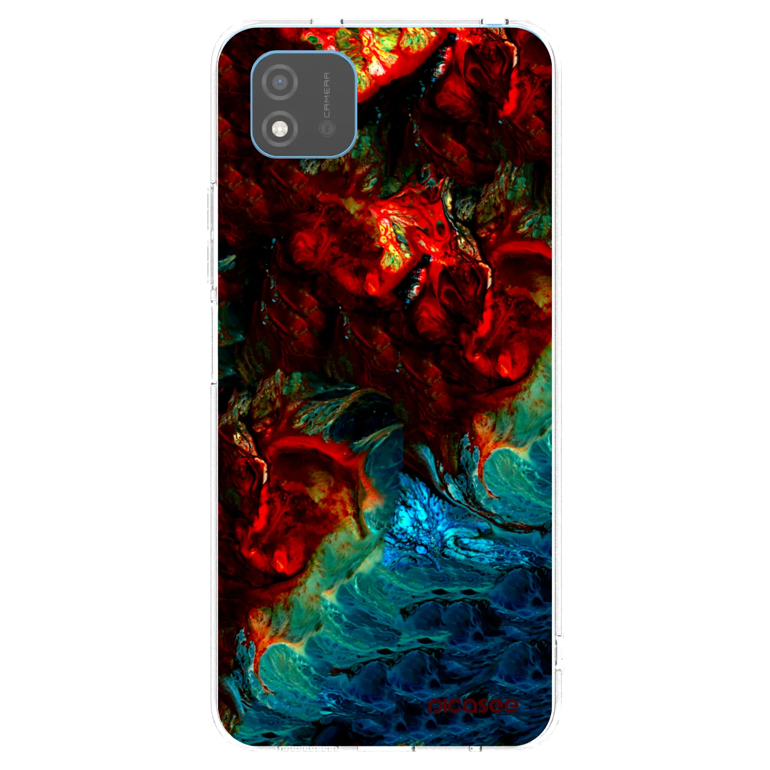 Picasee átlátszó szilikon tok az alábbi mobiltelefonokra Realme C11 (2021) - Universe