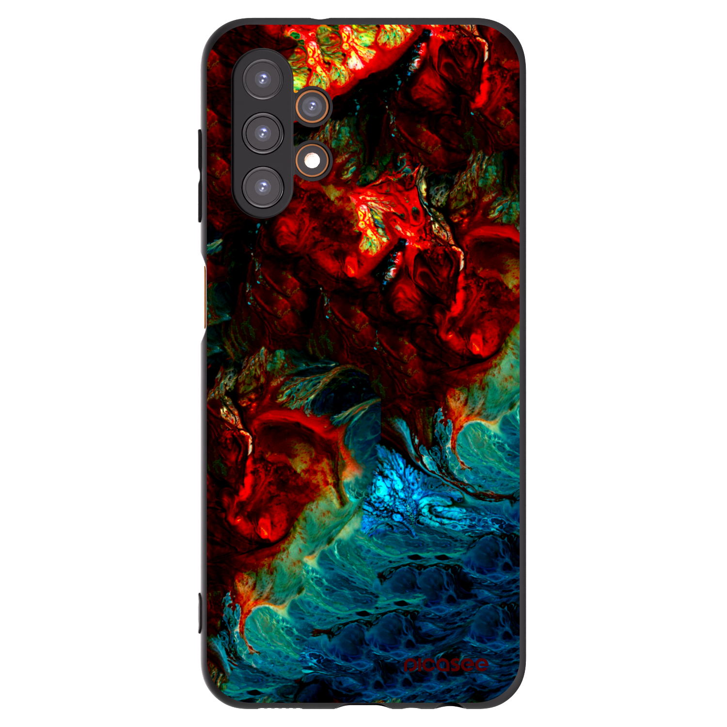 Picasee fekete szilikon tok az alábbi mobiltelefonokra Samsung Galaxy A13 4G A135 - Universe