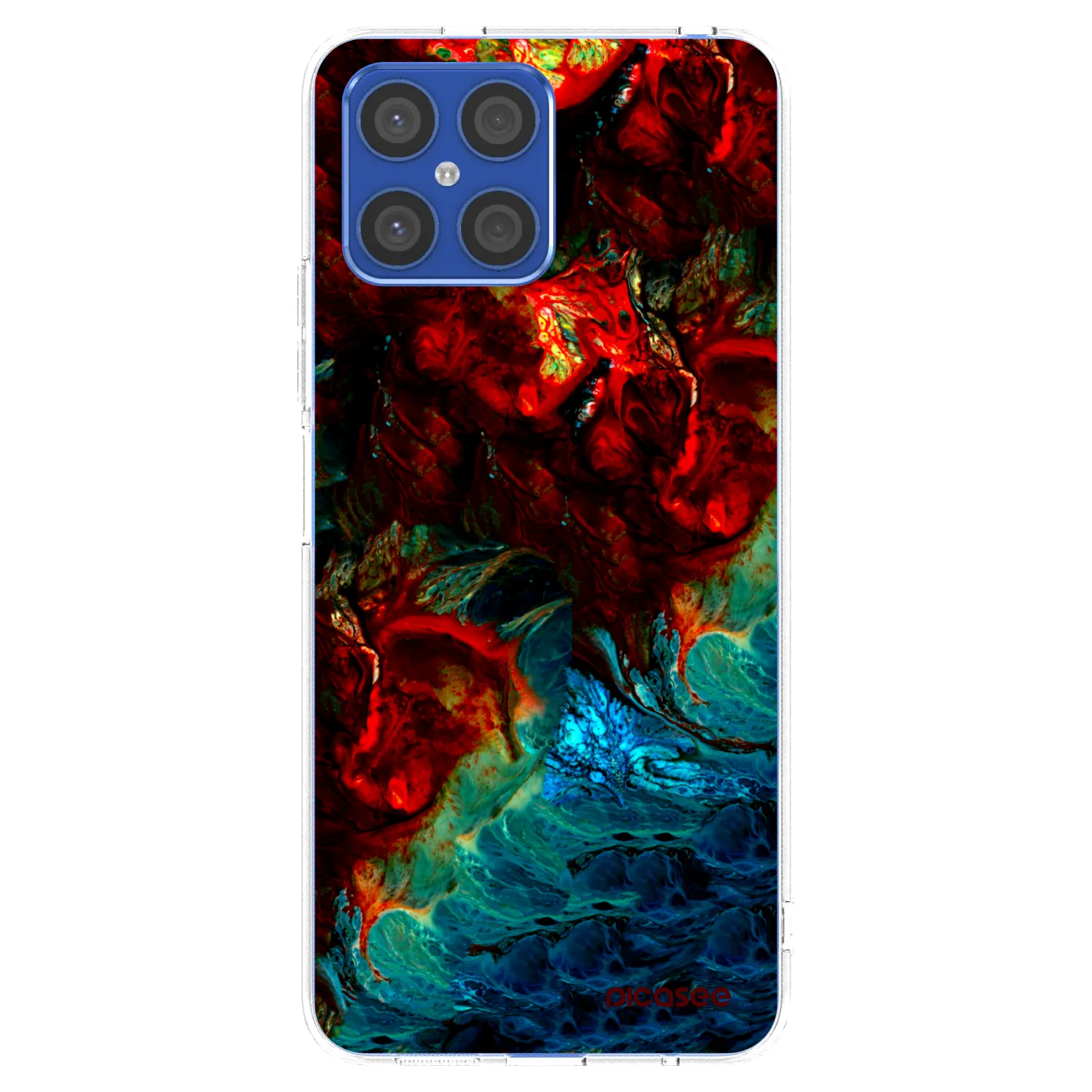 Picasee átlátszó szilikon tok az alábbi mobiltelefonokra Honor X8 4G - Universe
