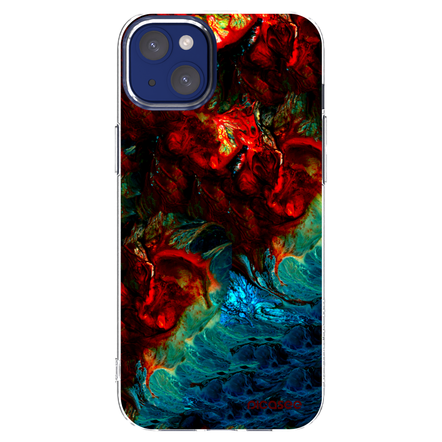 Picasee átlátszó szilikon tok az alábbi mobiltelefonokra Apple iPhone 14 Plus - Universe