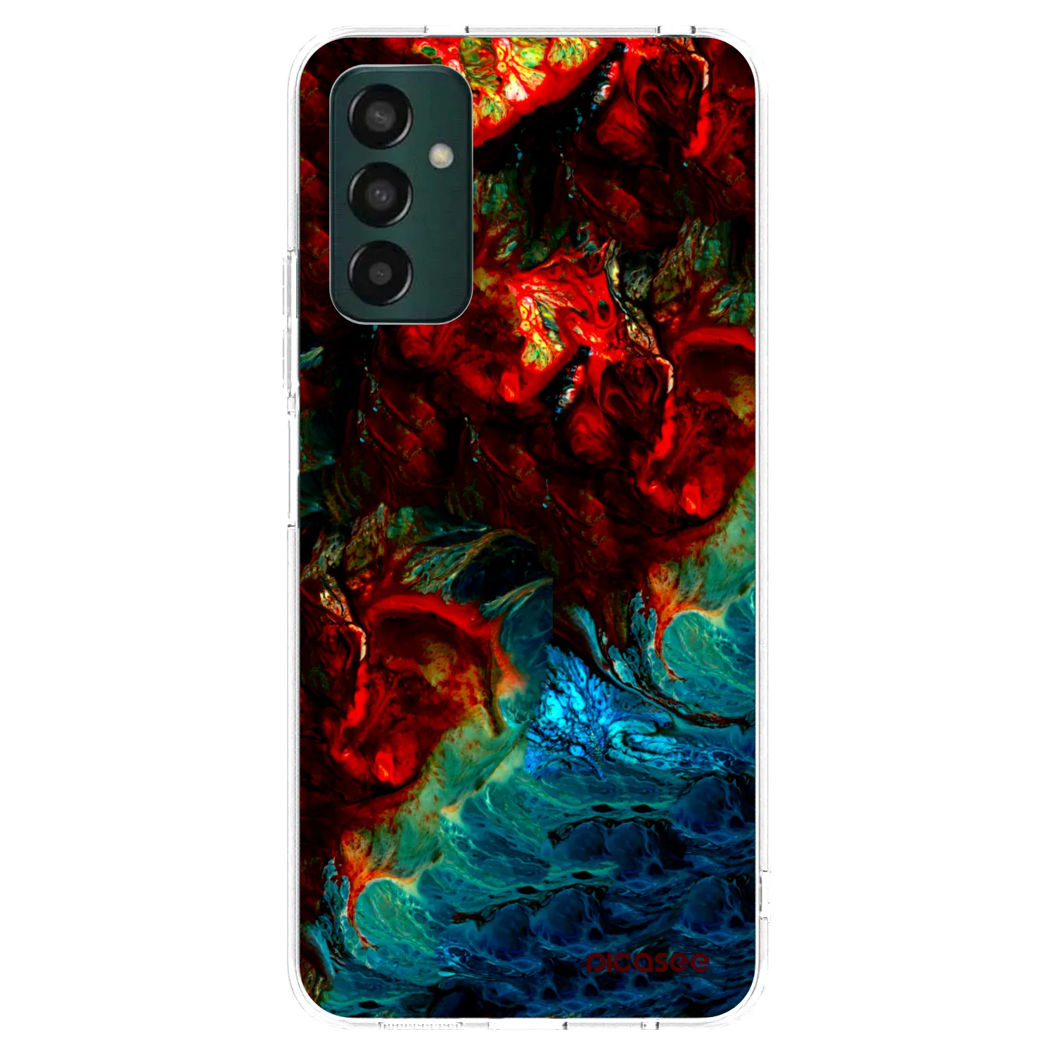 Picasee átlátszó szilikon tok az alábbi mobiltelefonokra Samsung Galaxy M13 M135F - Universe