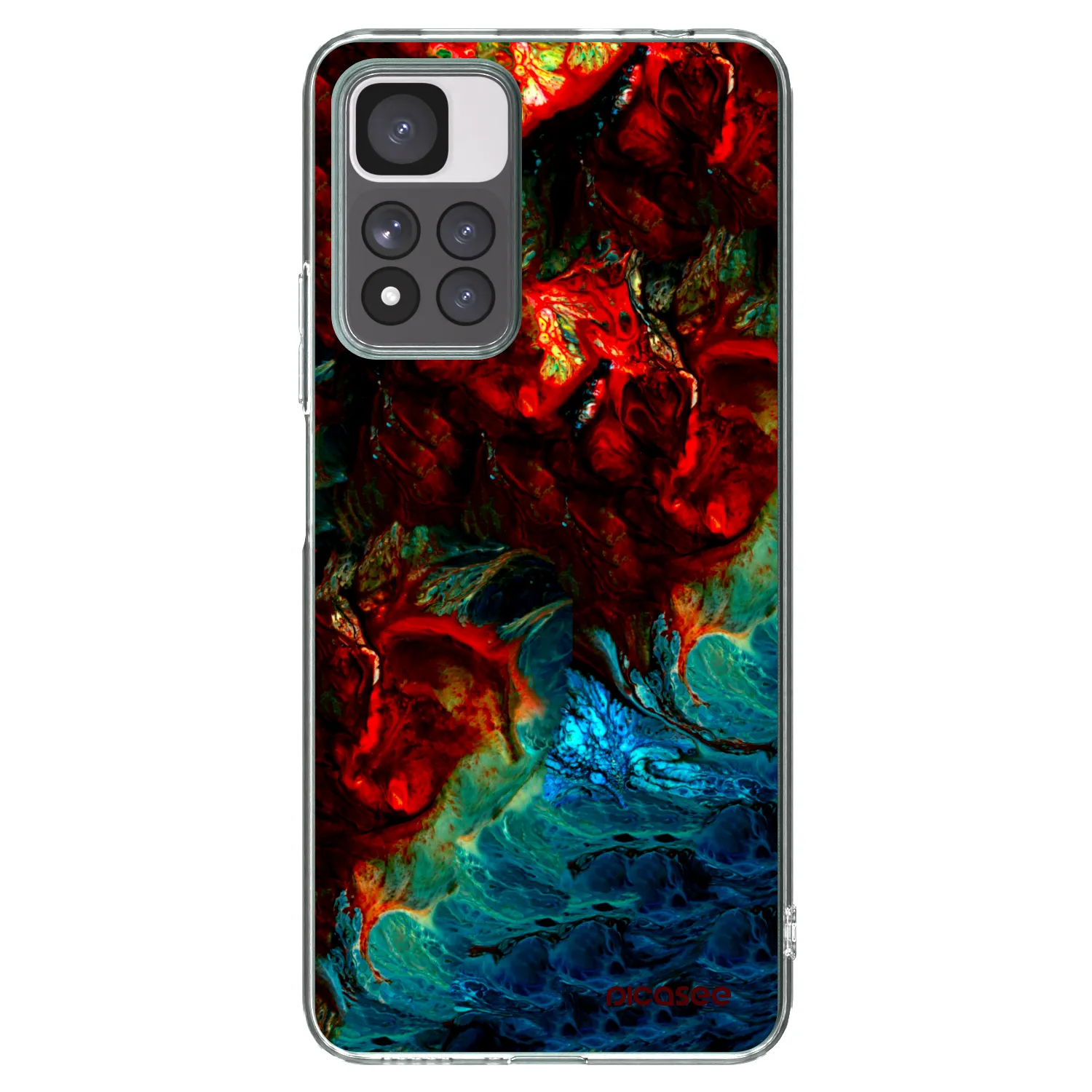 Picasee átlátszó szilikon tok az alábbi mobiltelefonokra Xiaomi Redmi Note 11 Pro+ 5G - Universe