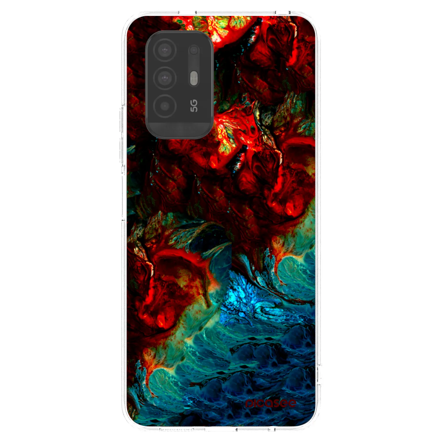 Picasee átlátszó szilikon tok az alábbi mobiltelefonokra OPPO A94 5G - Universe
