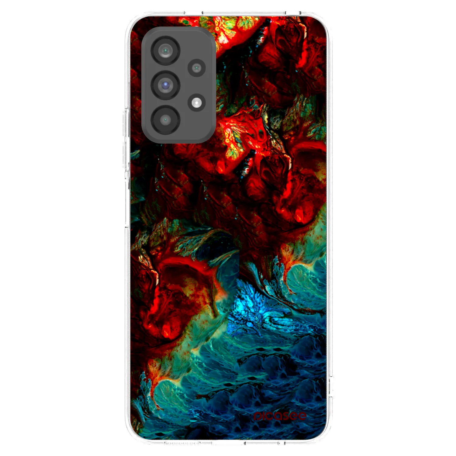 Picasee átlátszó szilikon tok az alábbi mobiltelefonokra Samsung Galaxy A73 5G - Universe