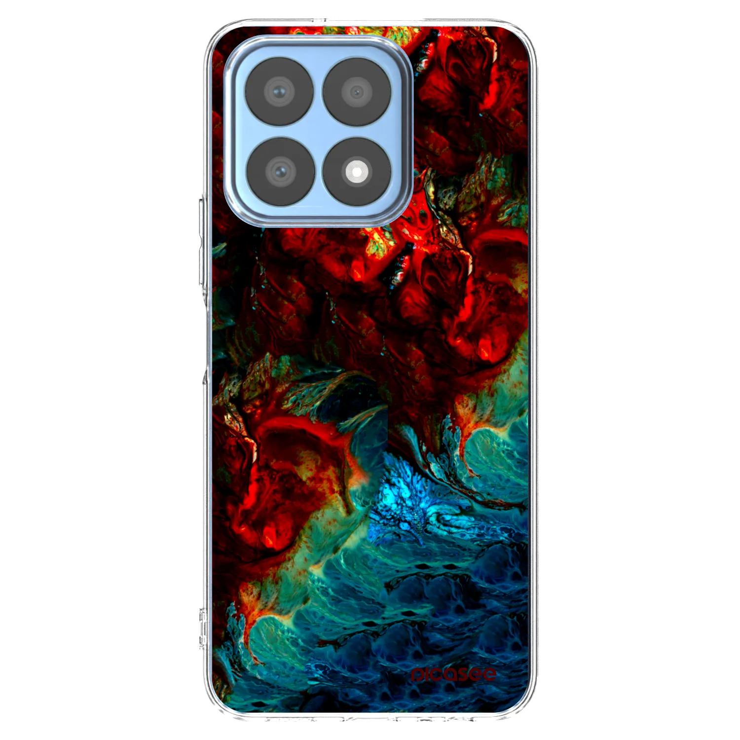 Picasee átlátszó szilikon tok az alábbi mobiltelefonokra Honor X8a - Universe