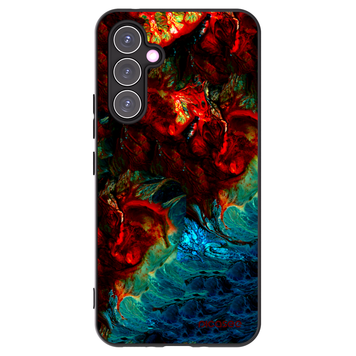 Picasee fekete szilikon tok az alábbi mobiltelefonokra Samsung Galaxy A54 5G A546B - Universe