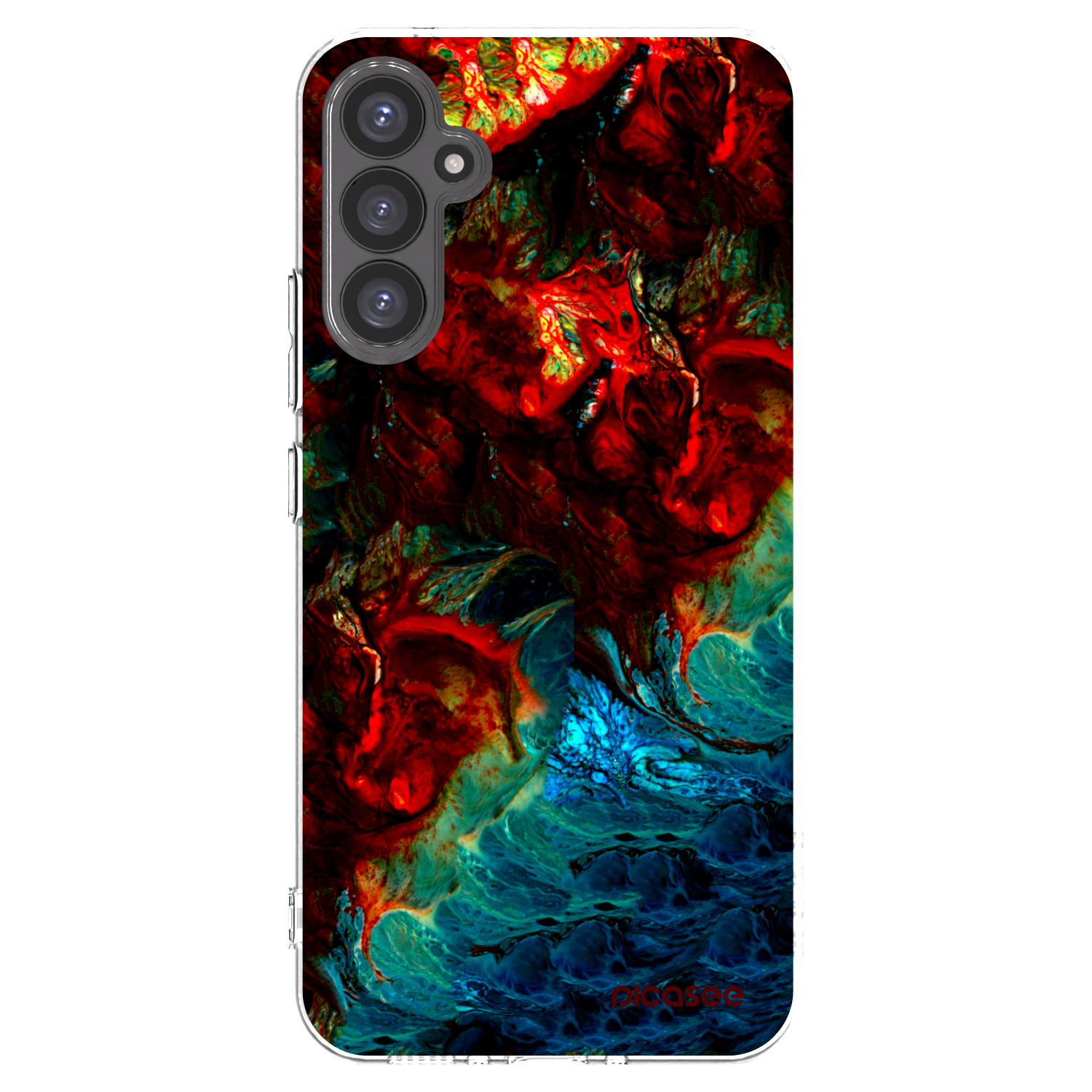 Picasee átlátszó szilikon tok az alábbi mobiltelefonokra Samsung Galaxy A34 5G A346B - Universe