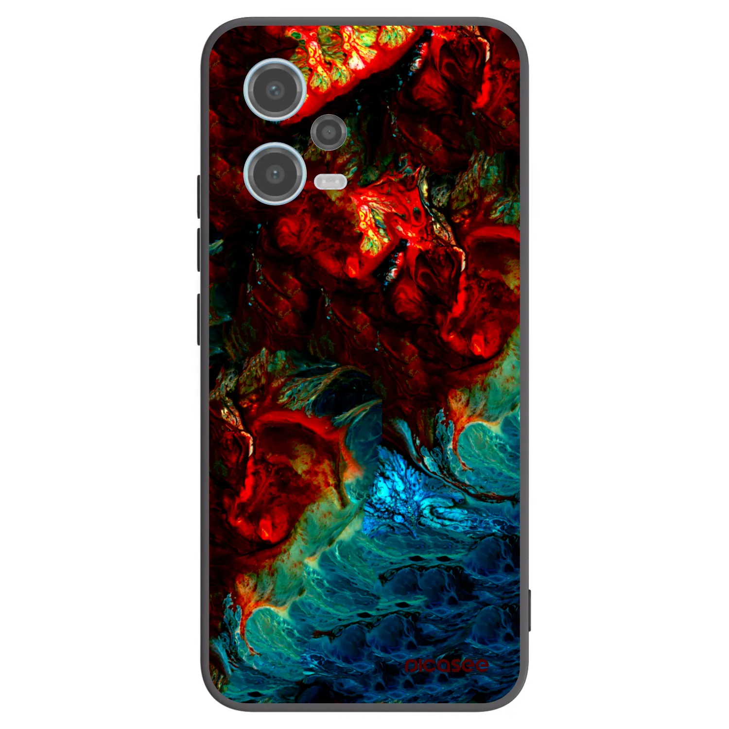 Picasee fekete szilikon tok az alábbi mobiltelefonokra Xiaomi Redmi Note 12 5G - Universe