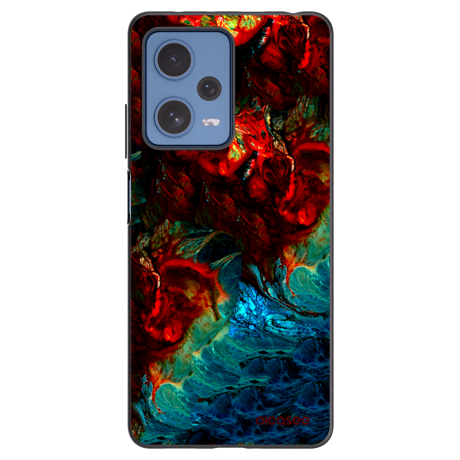 Picasee fekete szilikon tok az alábbi mobiltelefonokra Xiaomi Redmi Note 12 Pro 5G - Universe