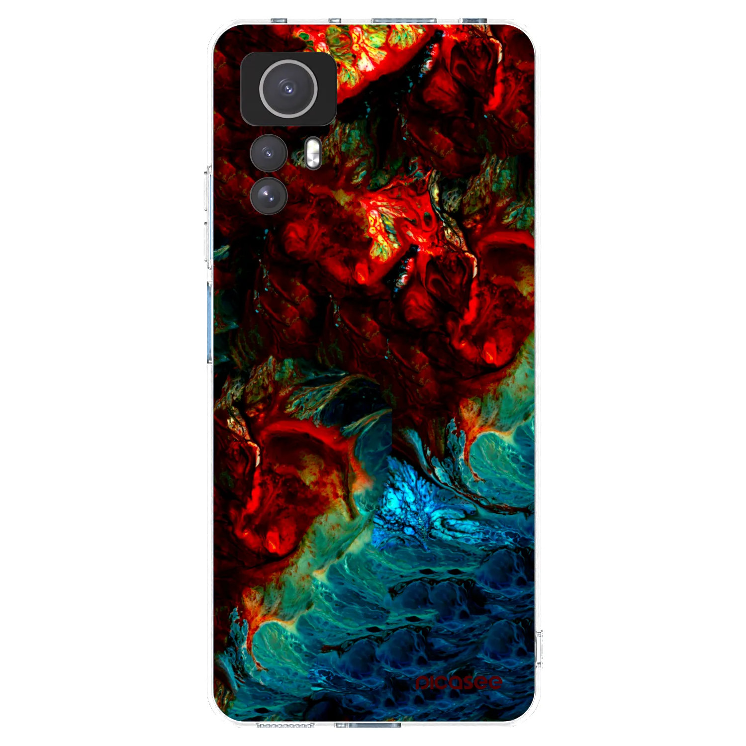 Picasee átlátszó szilikon tok az alábbi mobiltelefonokra Xiaomi Redmi Note 12S - Universe