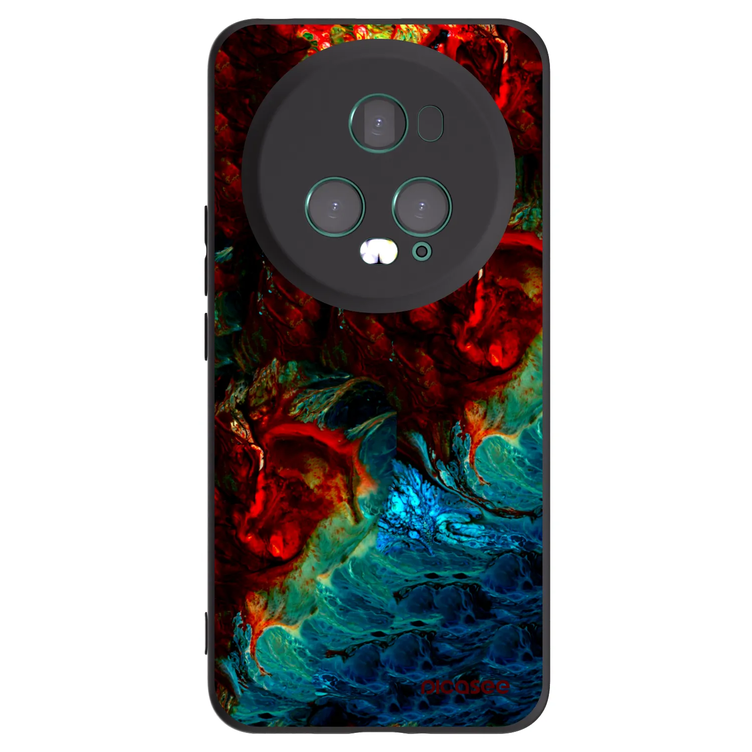 Picasee fekete szilikon tok az alábbi mobiltelefonokra Honor Magic5 Pro - Universe
