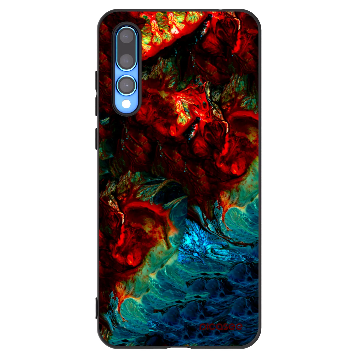 Picasee fekete szilikon tok az alábbi mobiltelefonokra Huawei P20 Pro - Universe