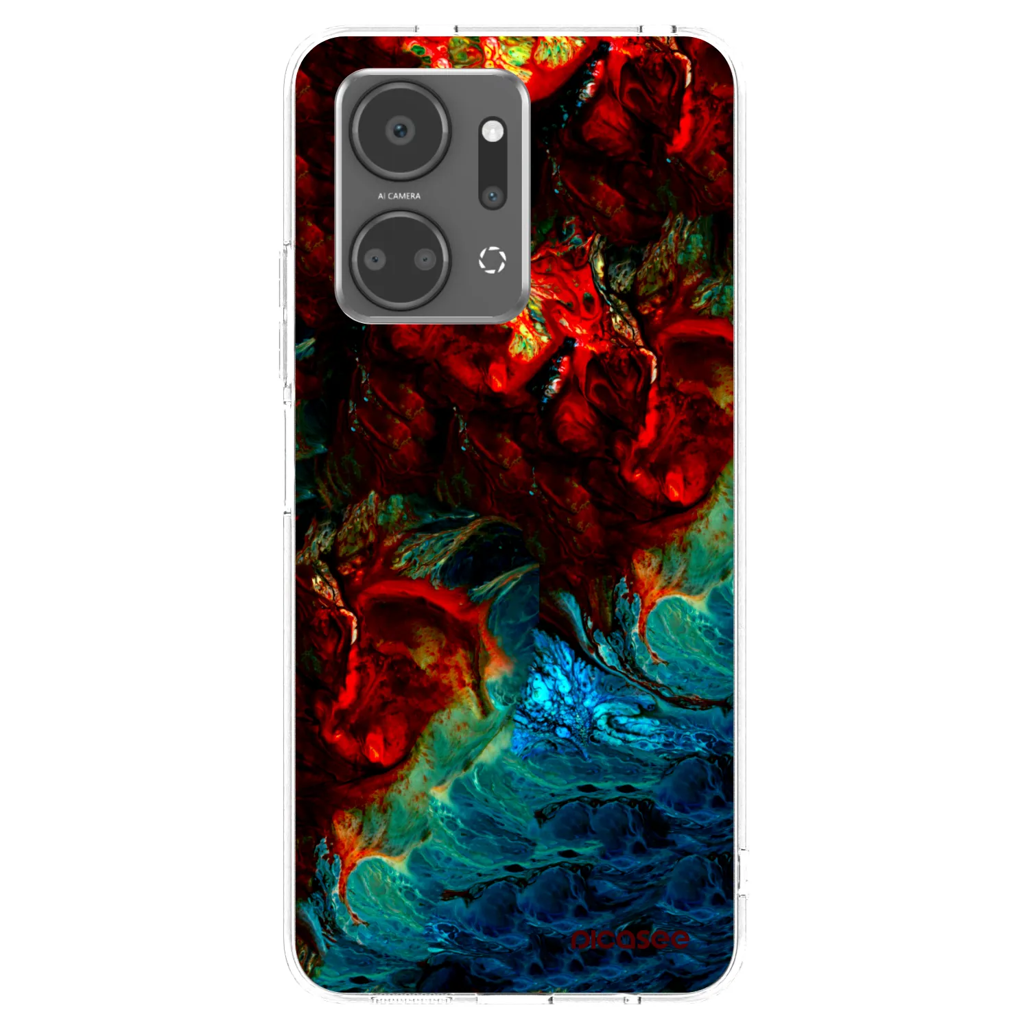 Picasee átlátszó szilikon tok az alábbi mobiltelefonokra Honor X7a - Universe