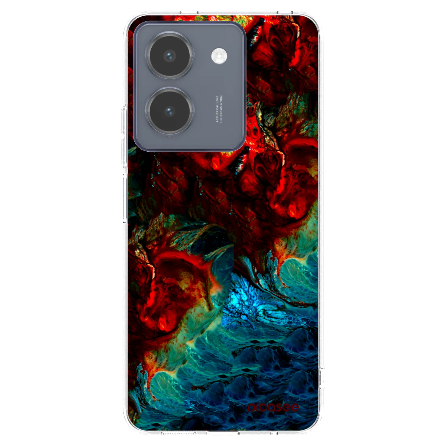 Picasee átlátszó szilikon tok az alábbi mobiltelefonokra Vivo Y36 4G - Universe