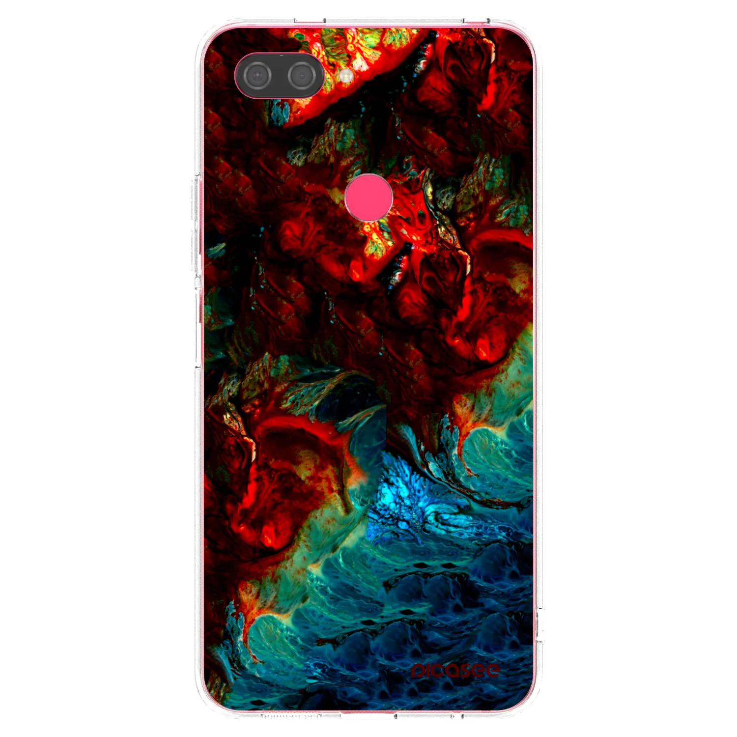 Picasee átlátszó szilikon tok az alábbi mobiltelefonokra Xiaomi Mi 8 Lite - Universe