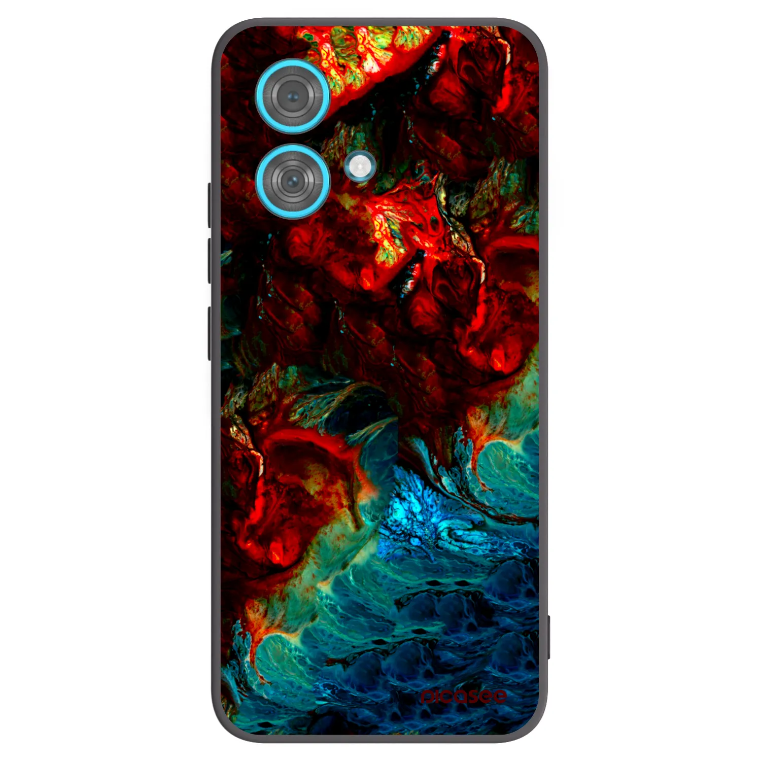 Picasee fekete szilikon tok az alábbi mobiltelefonokra Motorola Edge 40 Neo - Universe